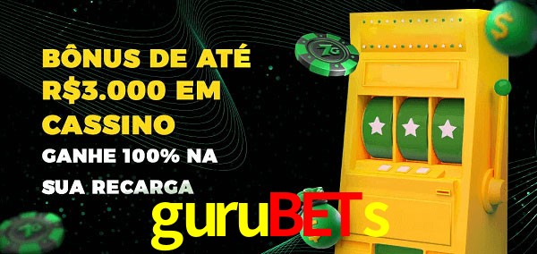 gurubets melhor bônus de depósito