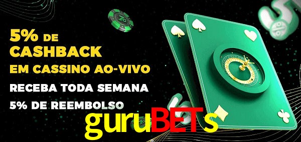 Promoções do cassino ao Vivo gurubets